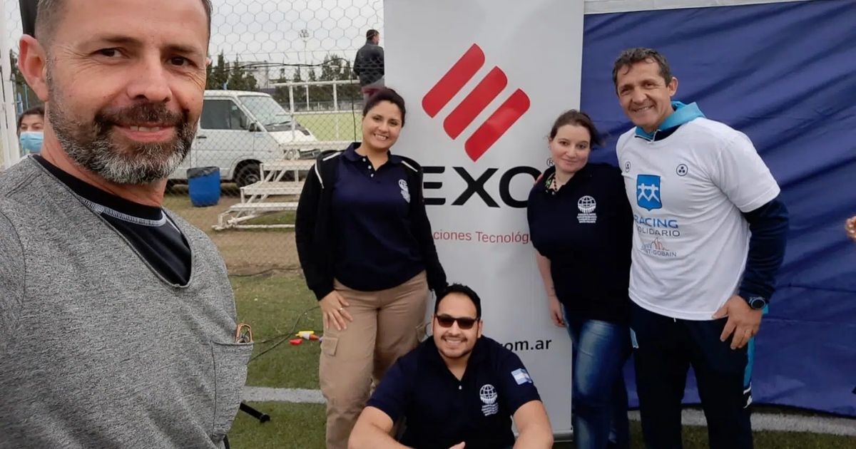 EXO junto a Racing en el Día de la Niñez 2022