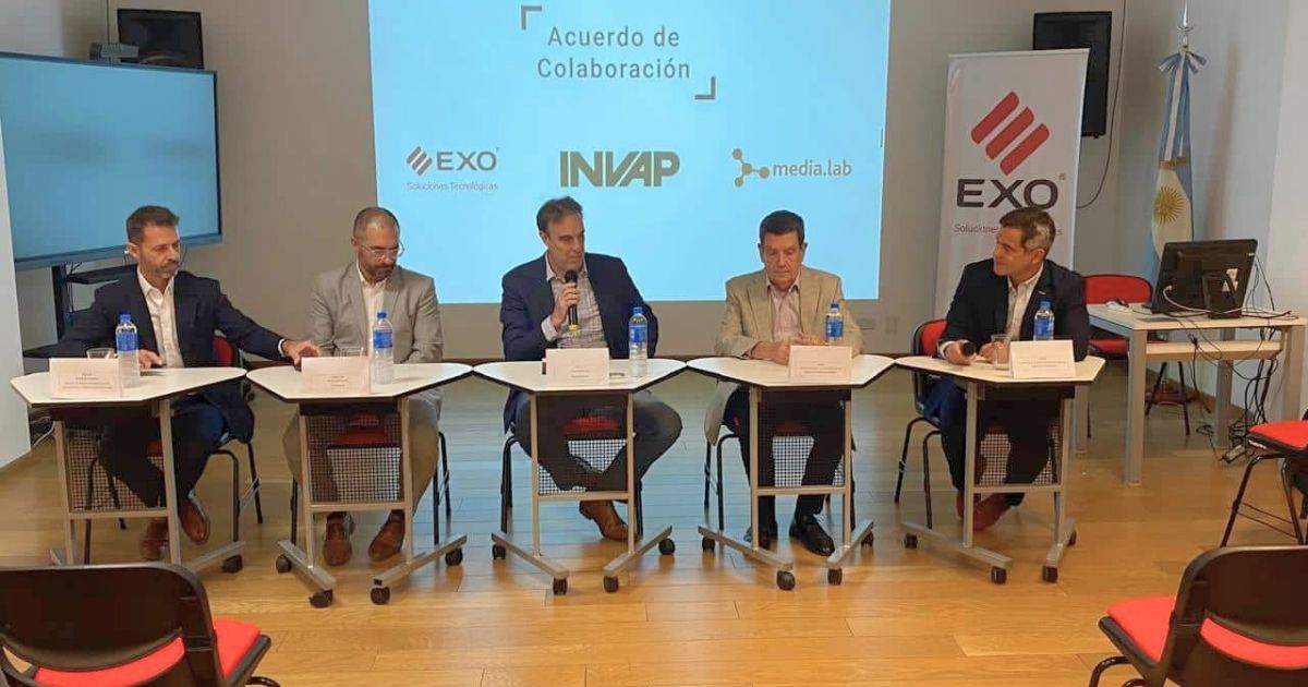 Convenio de cooperación entre INVAP, EXO Soluciones Tecnológicas y Media.Lab